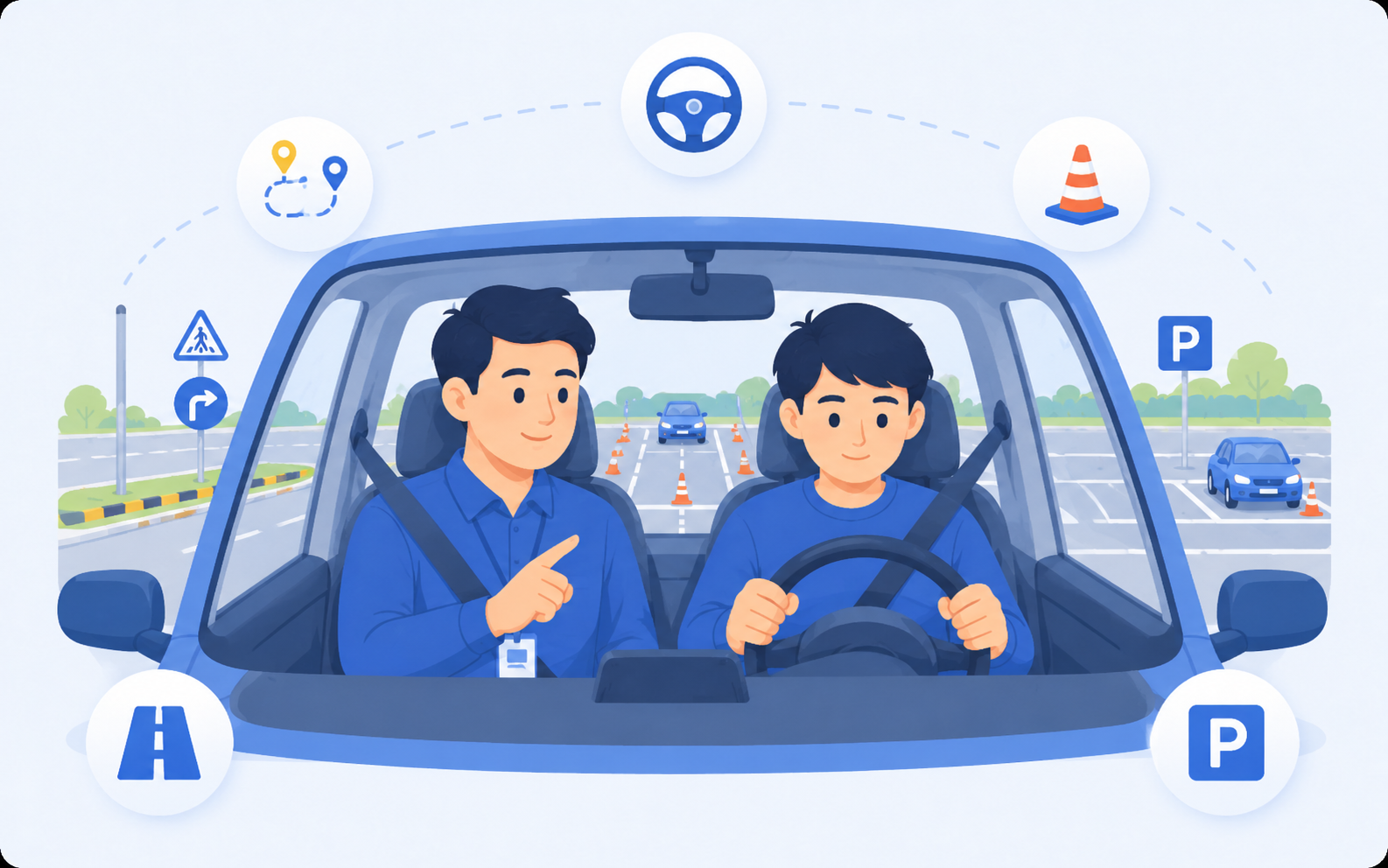 Học thực hành lái xe